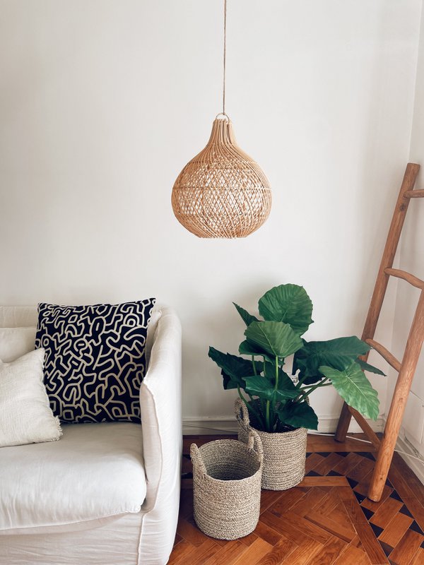Mandala Lampshade Natural Cross