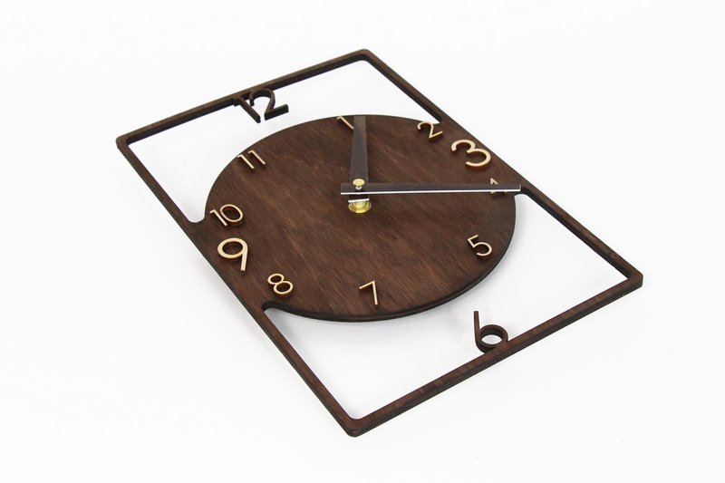 Orologio da parete, orologio da parete in legno