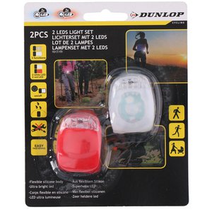 Dunlop Fahrradlicht-Set LED 2-teilig