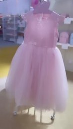 Ceremonial dress JEANNE - White - Size: 120 cm (4/5 years)