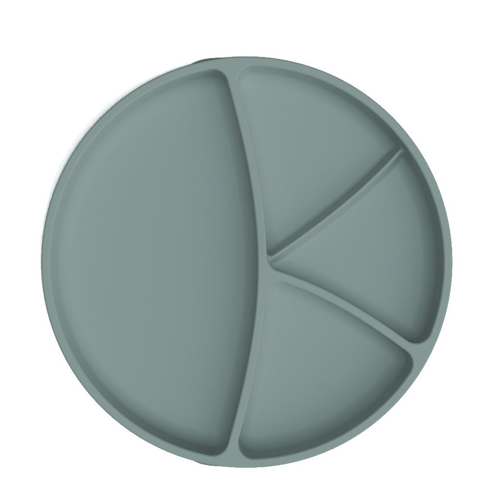 SILICONE BORD MET ZUIGNAP GROEN
