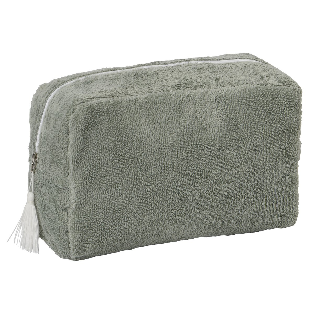 Trousse de toilette en bambou  - vert de gris