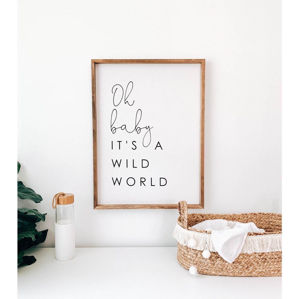 Oh baby è un poster del mondo selvaggio, poster della scuola materna neutro, poster della stanza delle ragazze, poster del safari, poster della stanza dei ragazzi, poster per bambini, poster della giungla, arredamento della giungla