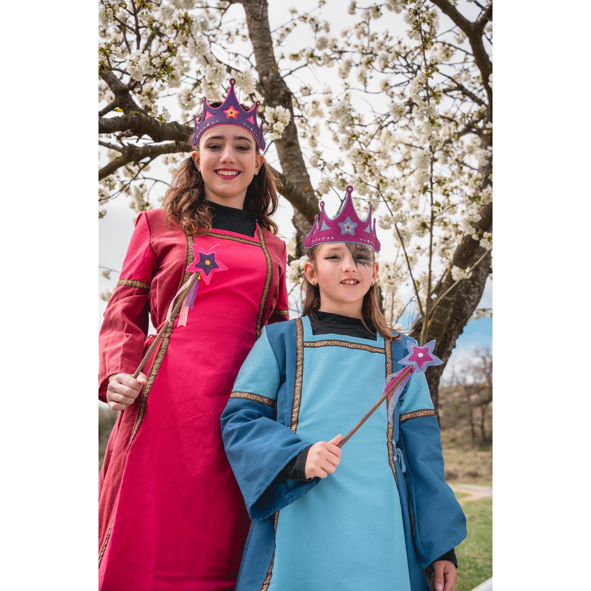 VESTIDO DE SEÑORA AZUL