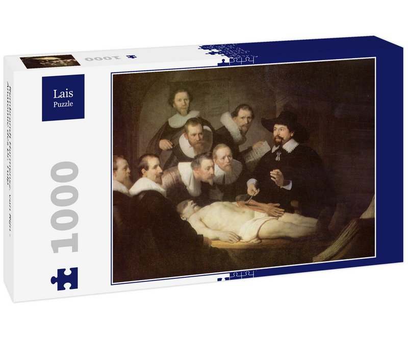Lais Puzzle Rembrand Hardensz. af Rine - Anatomi Alle Dr. Tulp 1000 Teile