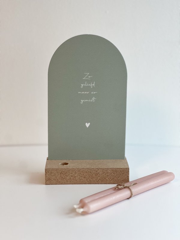 Memorial Spot 'Så elskede men savnet' - blå