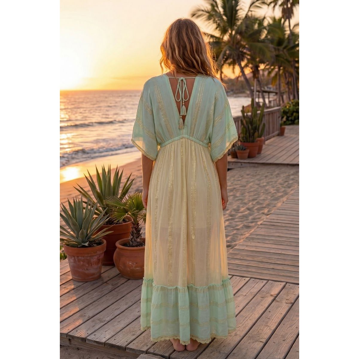 Vestido valeria menta