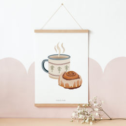 Poster featuring a scenic mountain landscape with a tent, text "You are my greatest adventure", suitable for camping, hiking, and adventure enthusiasts.