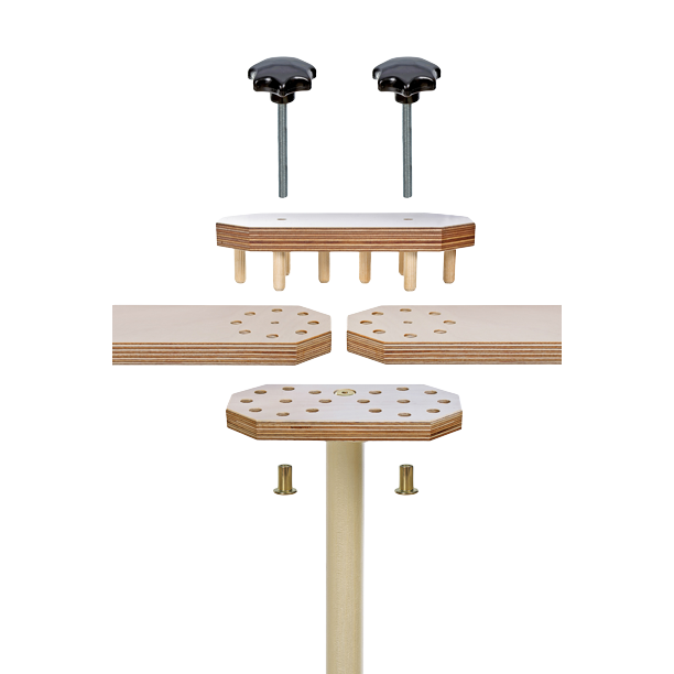 Albero Climber 2 – Set Triangolo, Bilanciere e Rampa Trasformabile