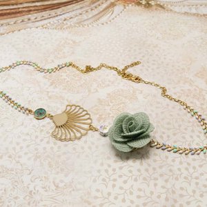 Hoofdband haar blad bloem parels retro bohemien chic Moederdagcadeau Moedercadeau Leraar Kerstmis