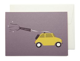 Po prostu żonaty kartka z życzeniami
