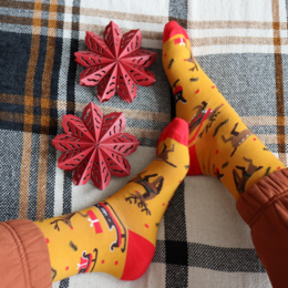 Christmas Reindeers Socks