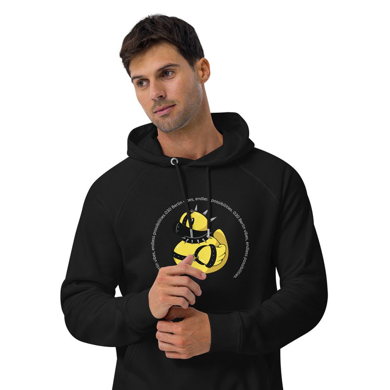 Felpa raglan organica unisex SM-Duck