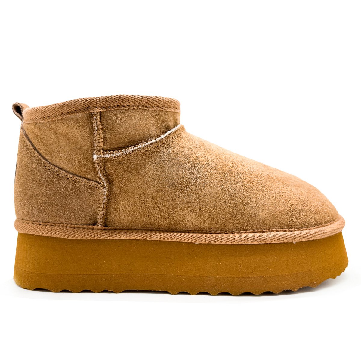 thies 1856 ® Platform Shorty Boots chestnut