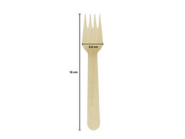 Gabel aus Känguruholz 160 mm, Schrumpfung von 50 Stück