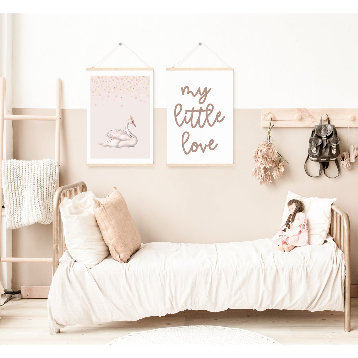 Swan poster, ballet poster, ballerina poster, ballet print, ballet poster, girls room poster, girls nursery poster, pink girls room decor