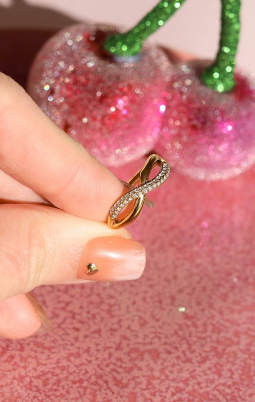 Michelli - Double Layer Cross Gold Ring
