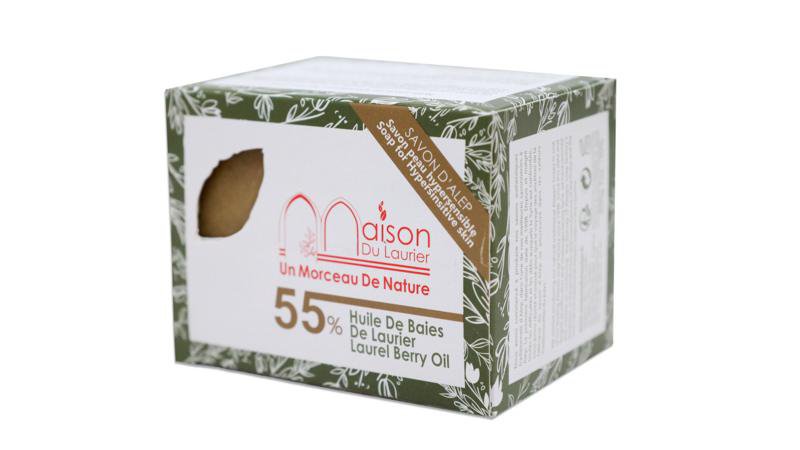 Alepposæbe 200gr 55% laurbærbugtolie