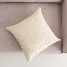 Cushion cover 43x43cm GOFIS HOME  Light veil Vanilla 381/ 05