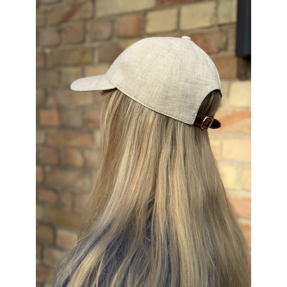 Natural Linen Baseball Cap CacheMio® |Unbleached Fabric | Unprocessed Linen