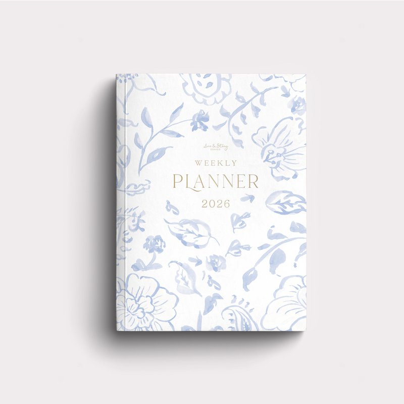 Planner i lommestørrelse 2026 Blue Blooms