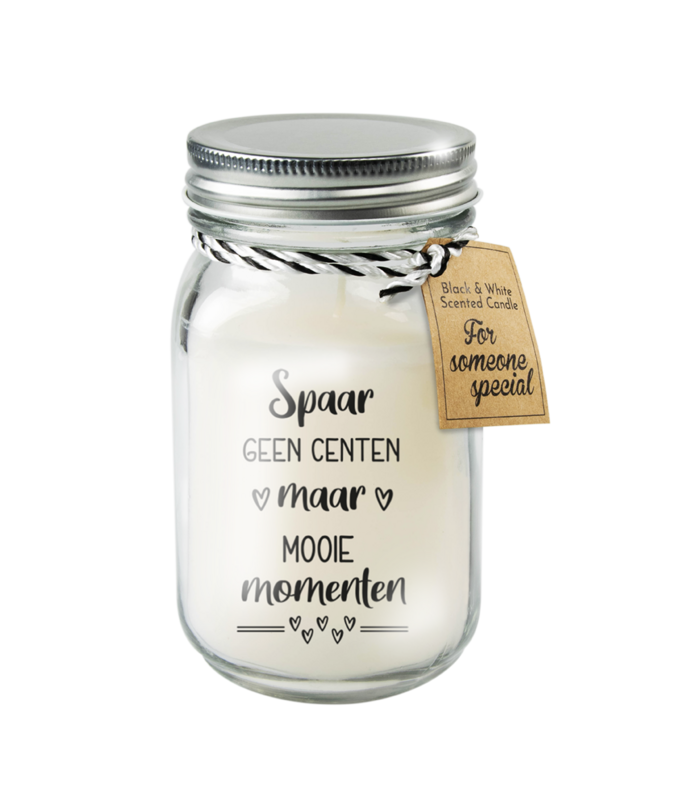 Black & White scented candles - Spaar geen centen