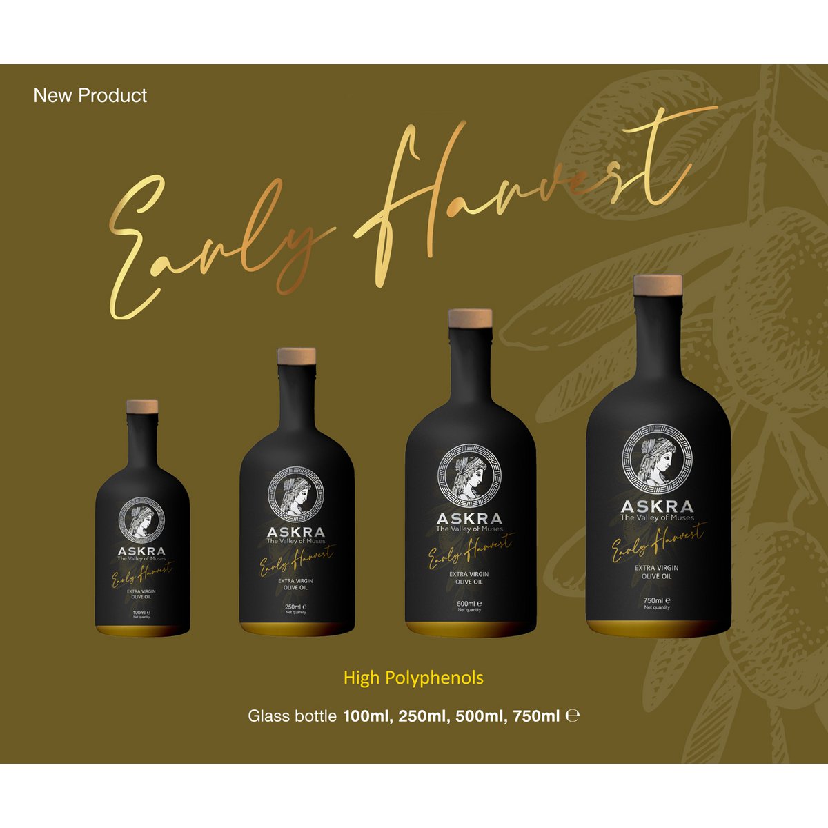 ASKRA Early Harvest Monovarietal Extra Virgin Olive Oil