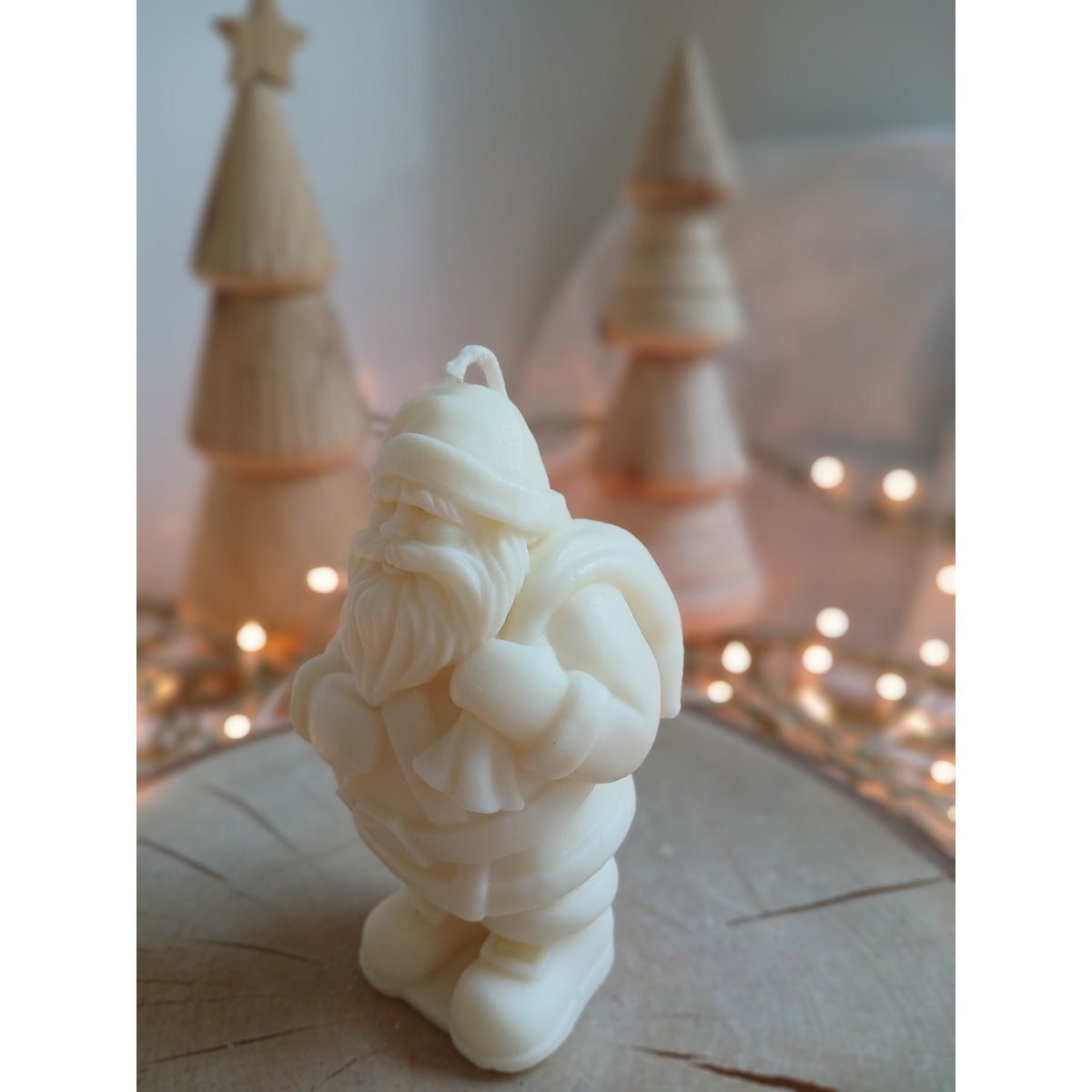 Weihnachtsmann-Kerze