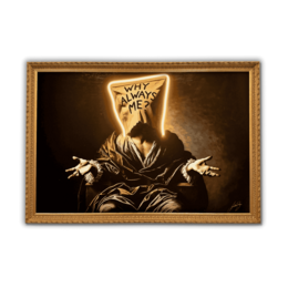 Ciężar egzystencji v.1. |. LED Wall Art