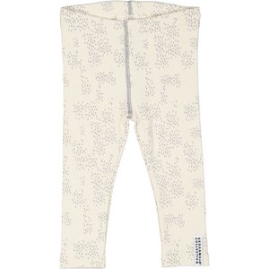Leggings aus Baumwollripp. Grauer Schwanz