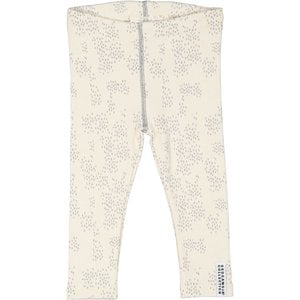 Leggings aus Baumwollripp. Grauer Schwanz
