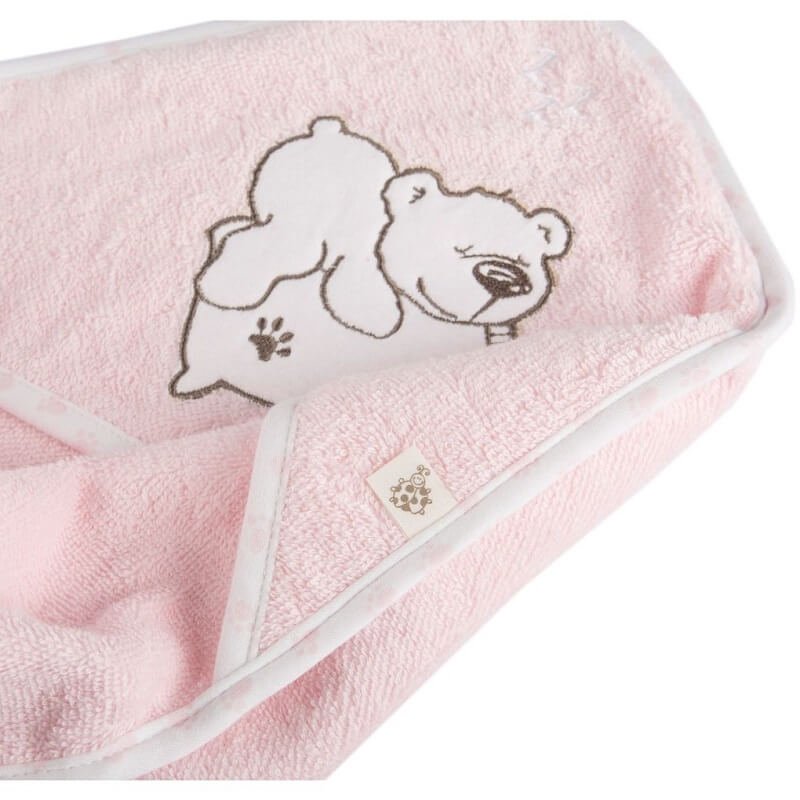 Set di poncho per bebè in cotone biologico Twin Bears