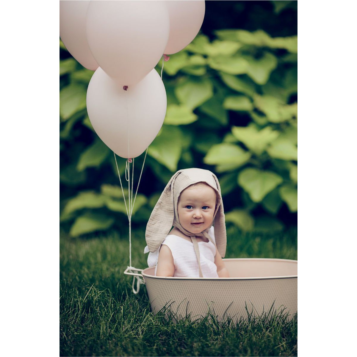Dziecięca tunika FREYA WHITE