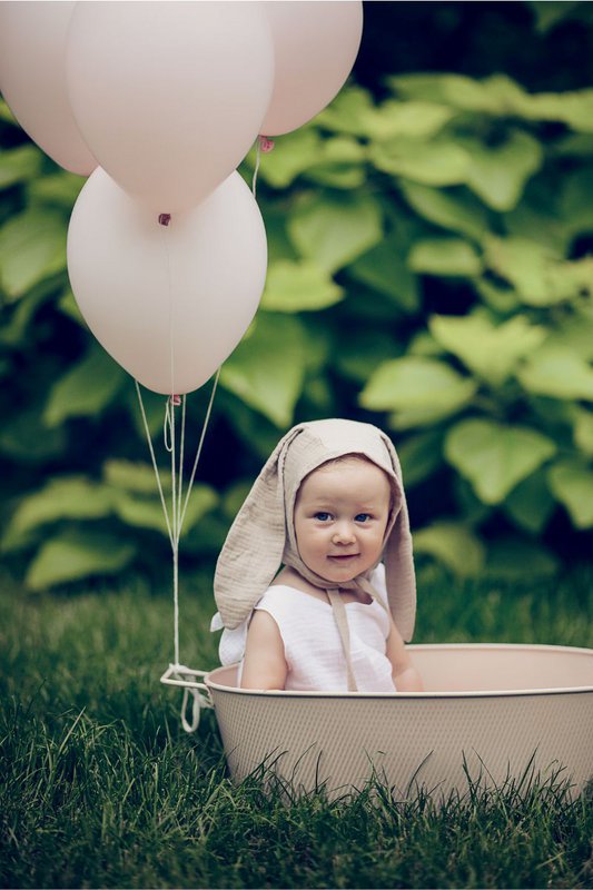 Dziecięca tunika FREYA WHITE