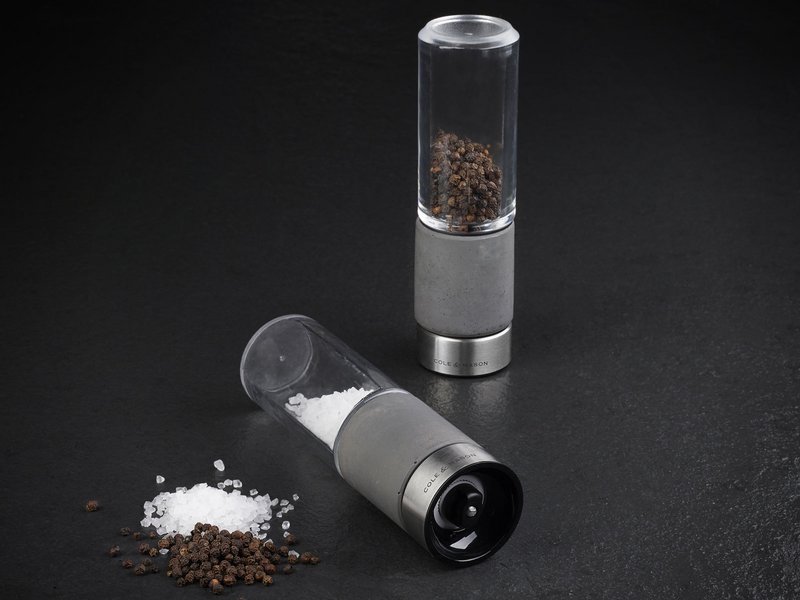 Precision+ Stemless Regent Concrete Peper en Zoutmolenset 18cm