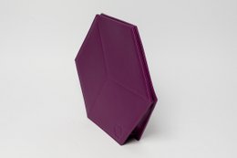 Flacher Hexacube Lila