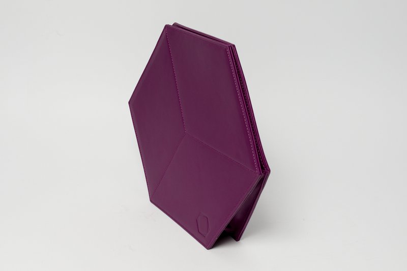 Hexacubo Plano Púrpura