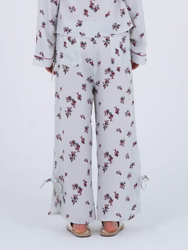 Bloom Flower Print Pants