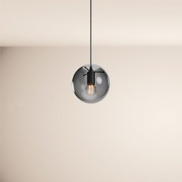 s.luce Orb glazen bol galerijlamp 500cm ophanging zwart