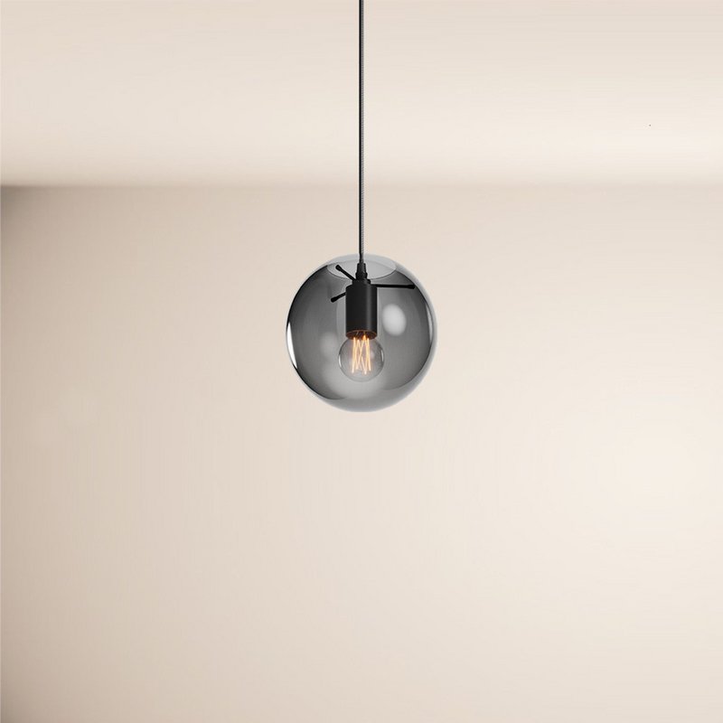 s.luce Orb glazen bol galerijlamp 500cm ophanging zwart