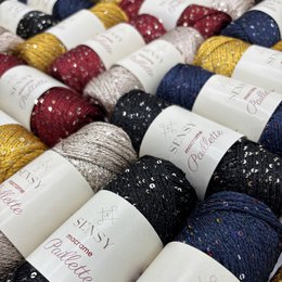 Sensy Paillette Macrame Cord - 109 Yards 100% polyester
