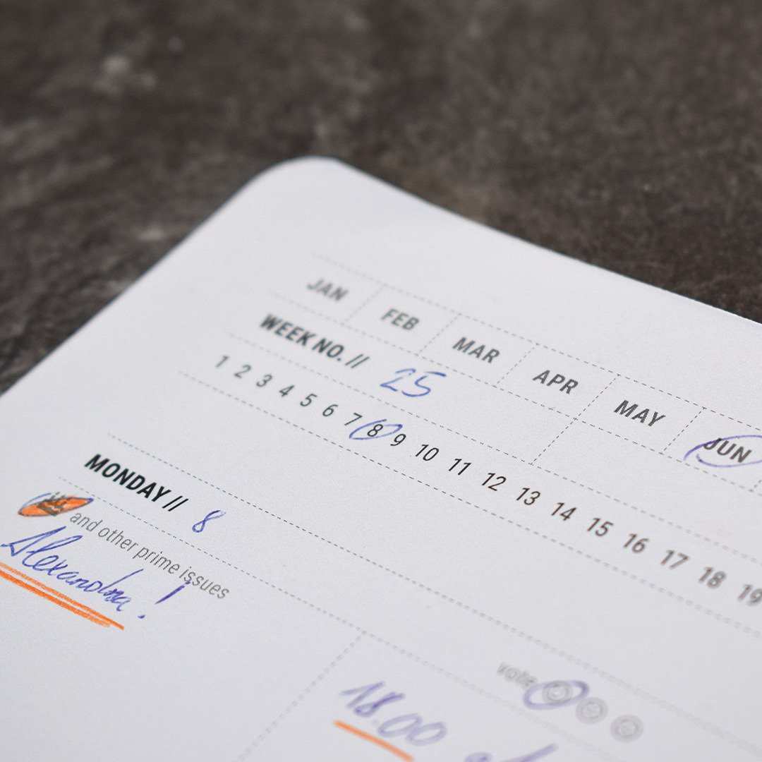 Wekelijks Planner Briefpapier Notitieboek