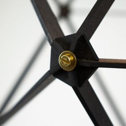 Icosy geometric hanging lamp black