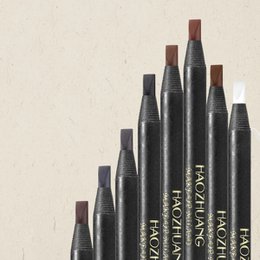 1PC ołówek do brwi wodoodporny Microblading długopis do brwi odcień tatuaż makijaż brwi 6 kolorów naturalny, długotrwały ołówek do brwi