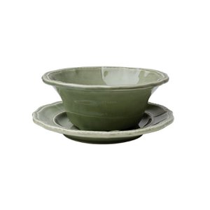 Fruit test Two-piece 23 cm Moss green