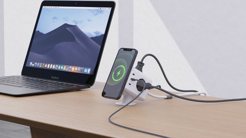 PowerCube Extended USB PD 3A+3C 80W magnetisch kabellos