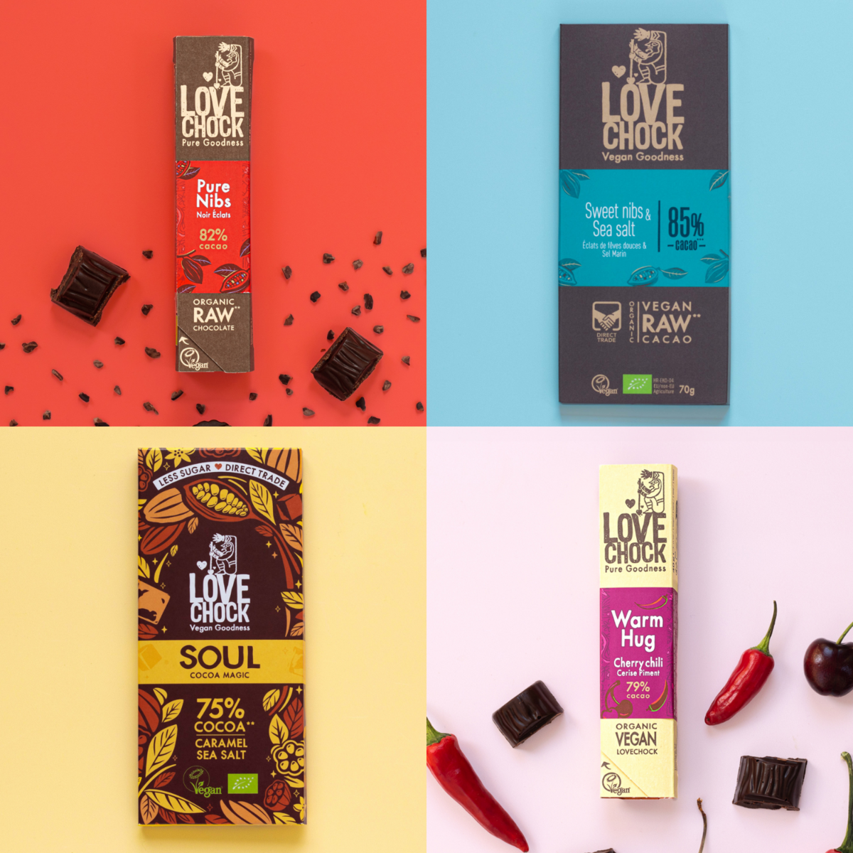 Mélangez les meilleures ventes en petit ! - Chocolat biologique, végétal et durable