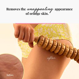 Houten Cellulite Massage Body Roller Lymfedrainage Massager Maderotherapie