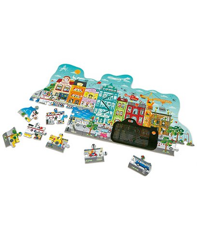 Animated City Puzzle