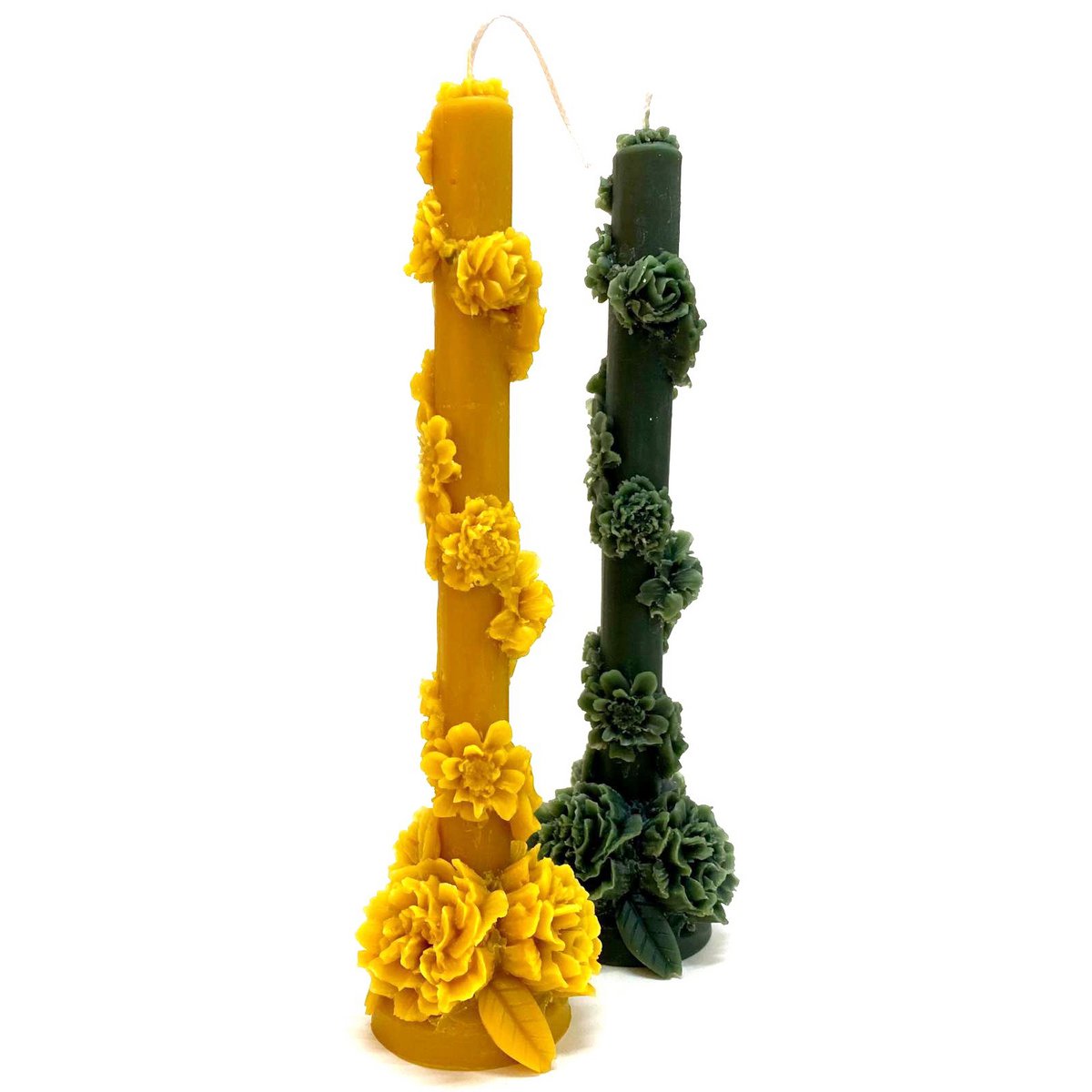 Clavel - Vela de flores